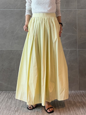 ウォッシャブル ウエストゴムコクーンスカート