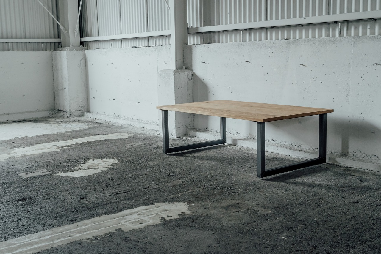 U LOW TABLE/ローテーブル/オーク材/W1000mm/送料無料(北海道・沖縄・離島除く)