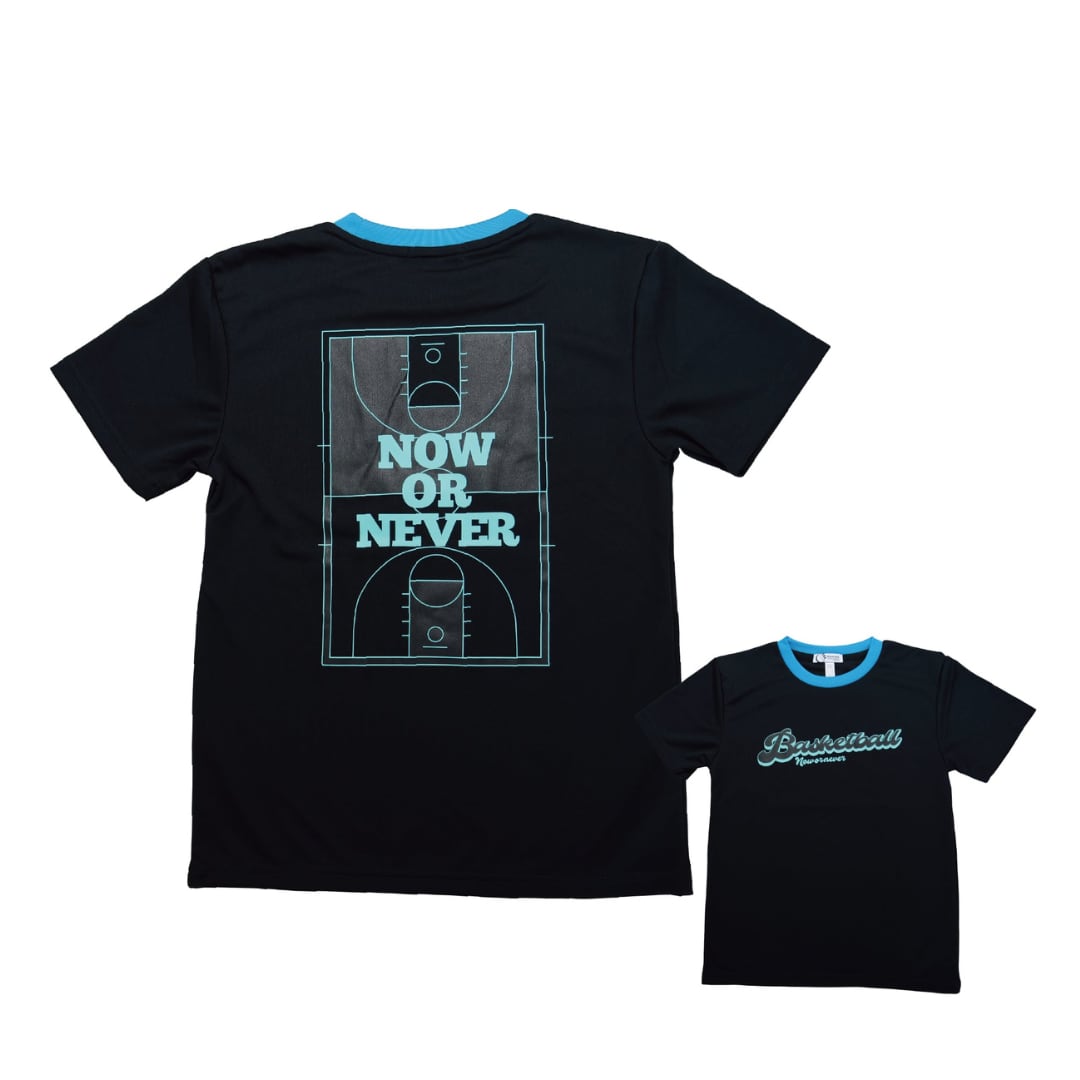 POPバスケコート Tシャツ(ミントロゴ)