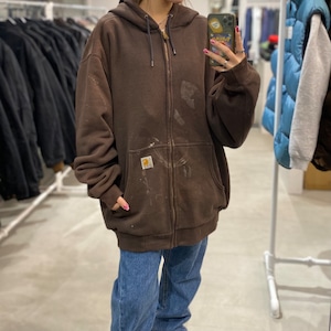 Carhartt used zipup parka SIZE:-