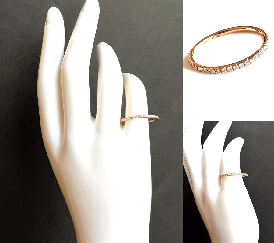 HERMES エルメス 2023 ウェディングリング PM フルエタニティ K18PG