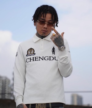 2color TGFCLUB embroidery  design polo tops