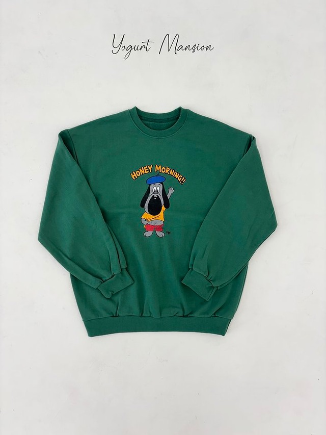 【取寄】yogurt mansion｜honey morning sweatshirt (adult)｜ハニーモーニングスウェット（アダルト）｜S-M｜adult｜26 autumn