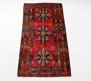 -VINTAGE TRIBAL RUG- afghanistan 261