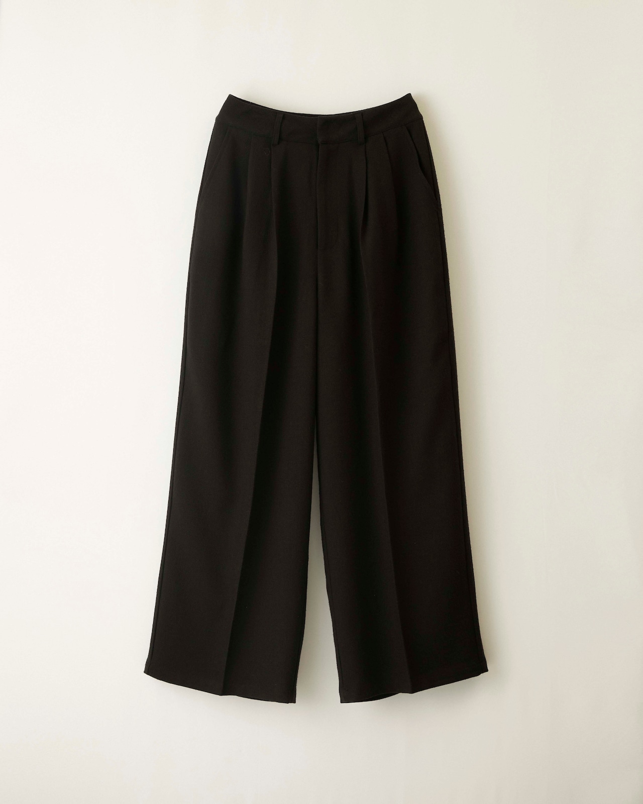 DU250501 linen like wide straight pants【T sizeあり】【Re Stock】【残り僅か】