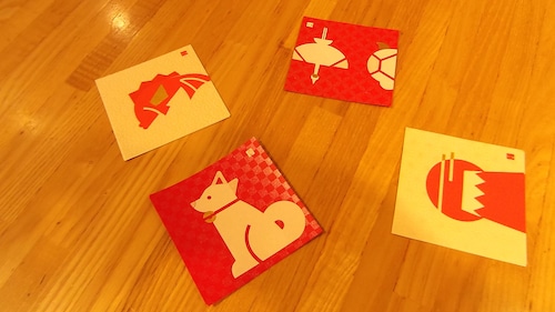 京都烏丸六七堂の日本の伝統和紙を使ったコースター2枚組