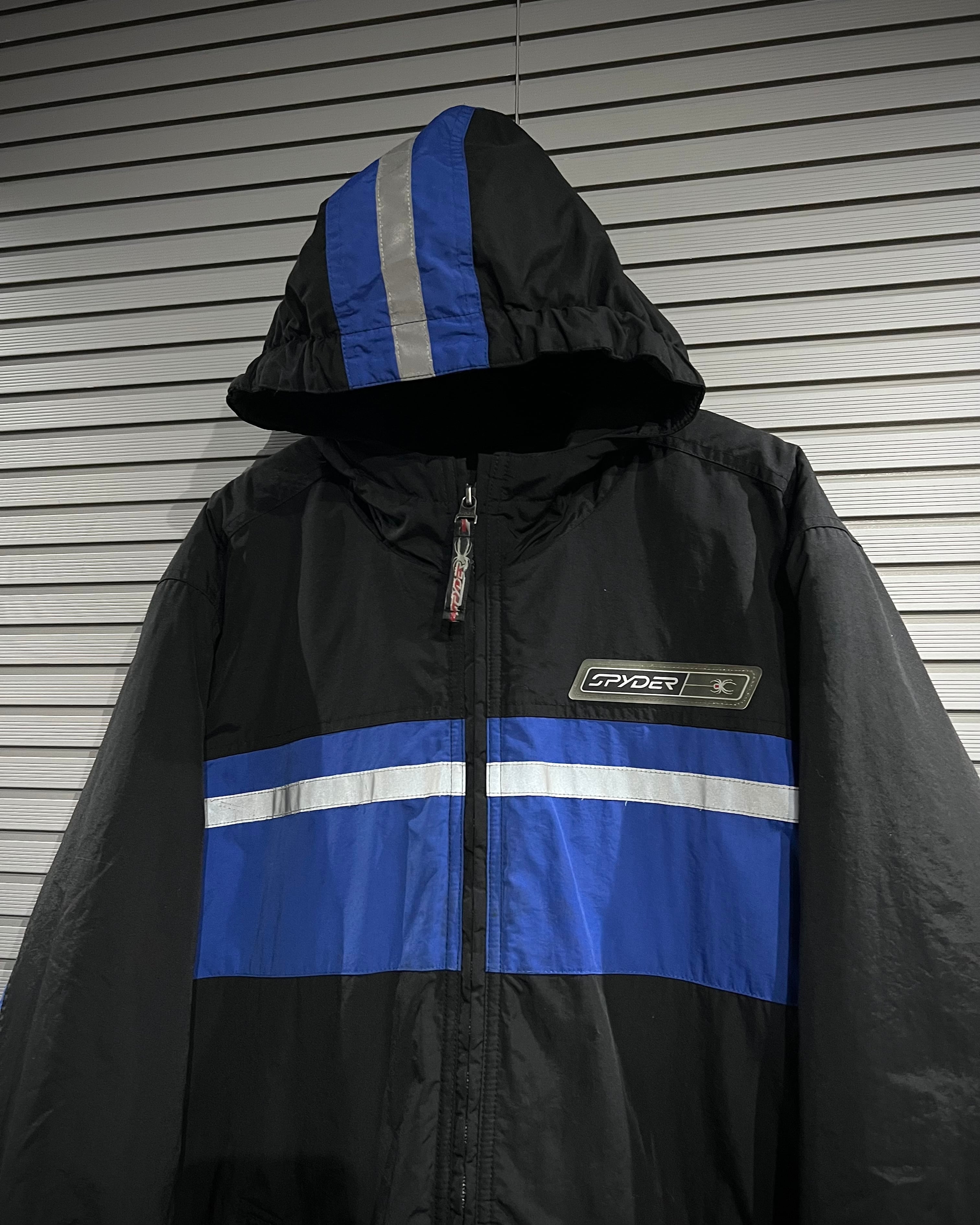 X VINTAGE】“SPYDER” Logo Design Hoodie Padded Jacket | Caka(カカ