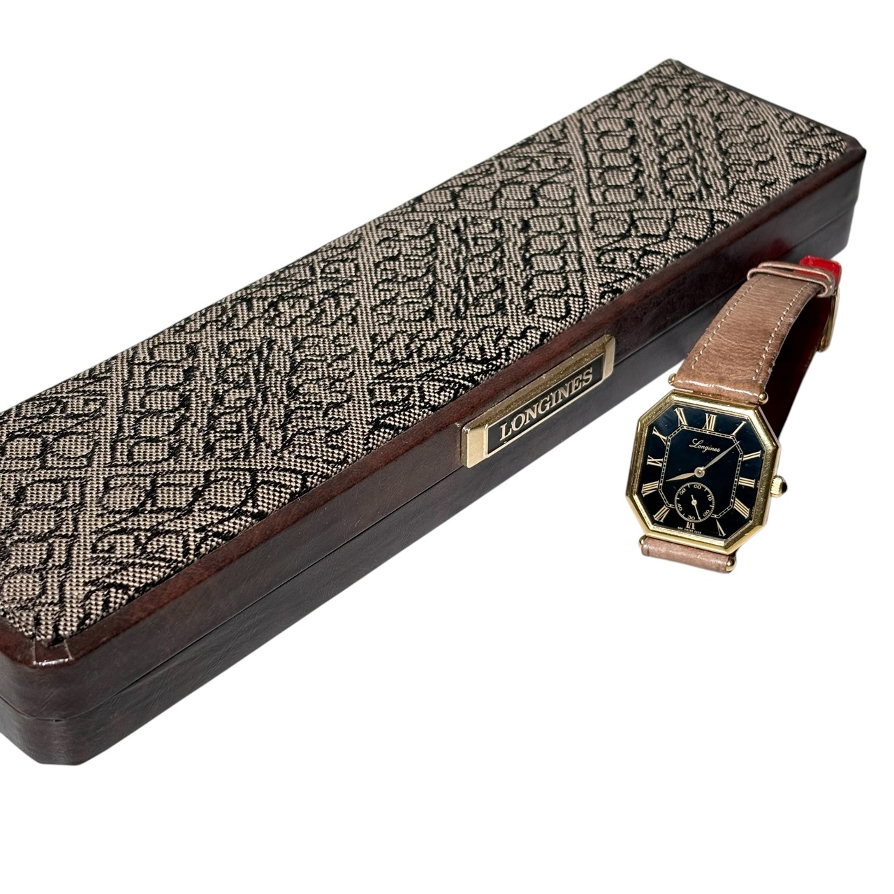 vintage LONGINES octagon case manual winding watch “150th anniversary”