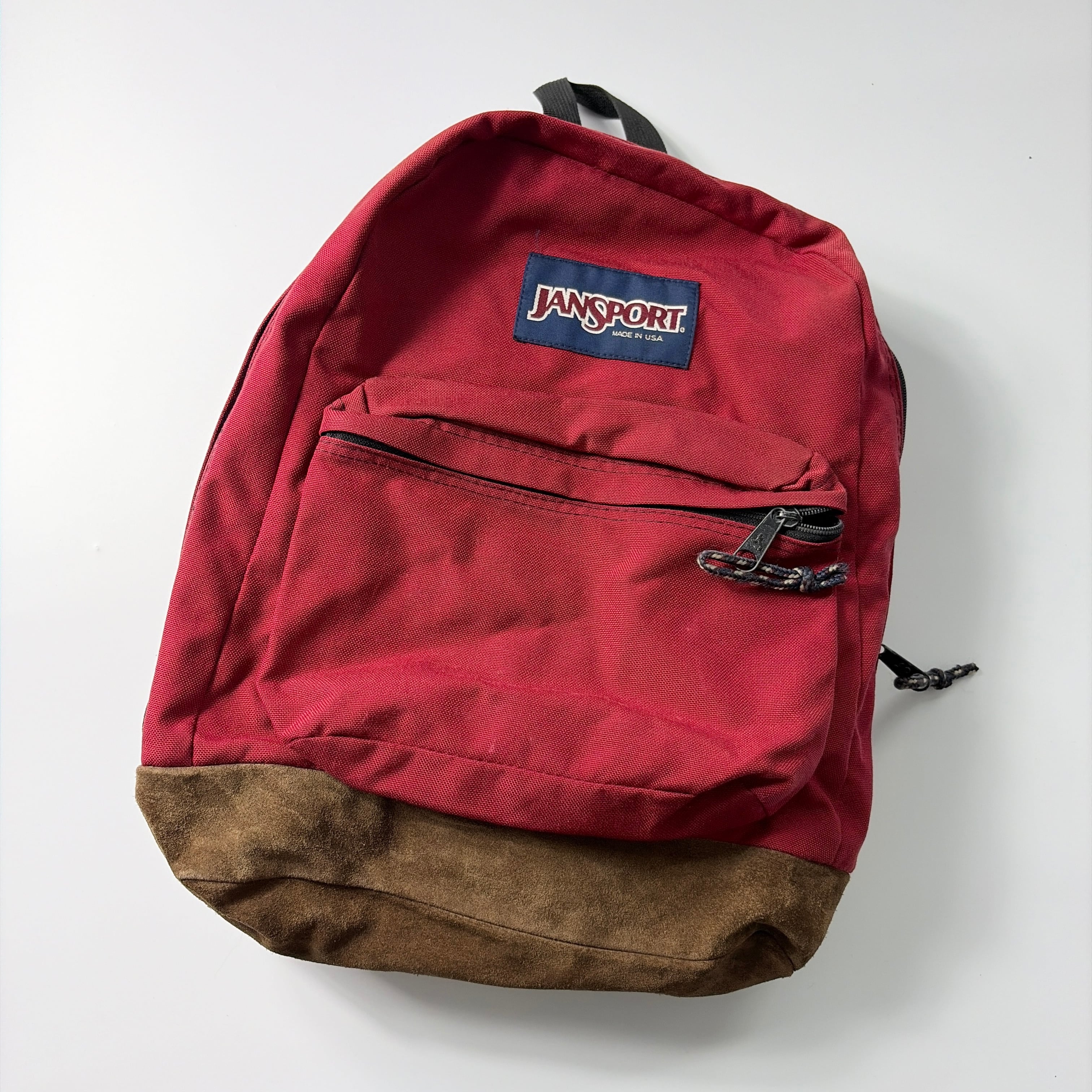 90s JANSPORT suede backpack made in usa