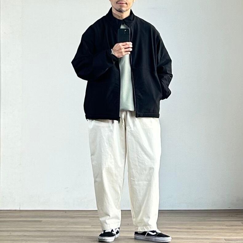 26SS》【KELEN】2TACK WIDE COCOON TROUSERS 