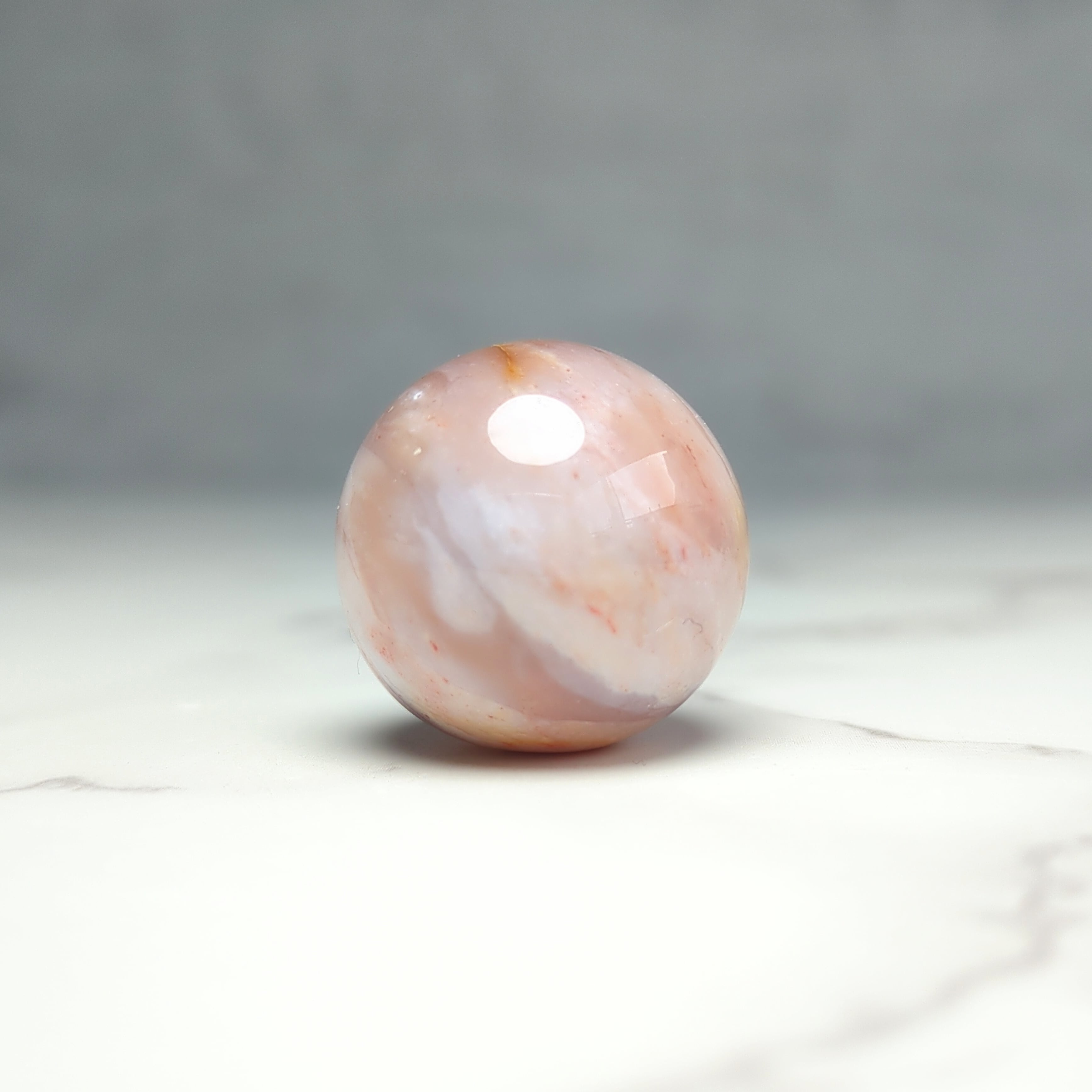ペトリファイドウッドのミニスフィアNo.1 Φ20mm | ほしあかり 天然石のお店