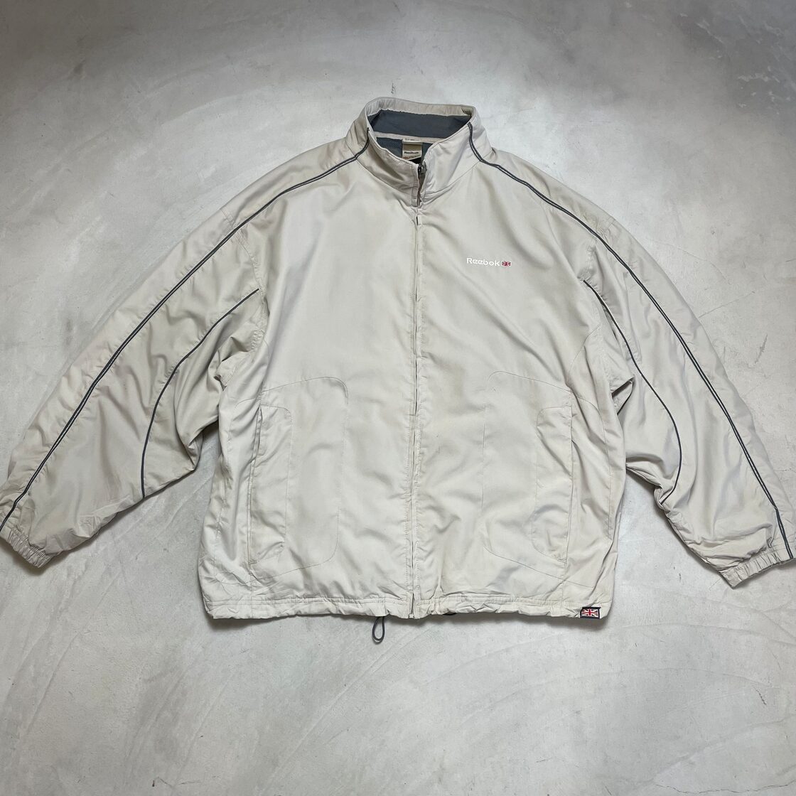 90s Reebok リーボック イギリス国旗タグ ブルゾン ジャケットトラック 