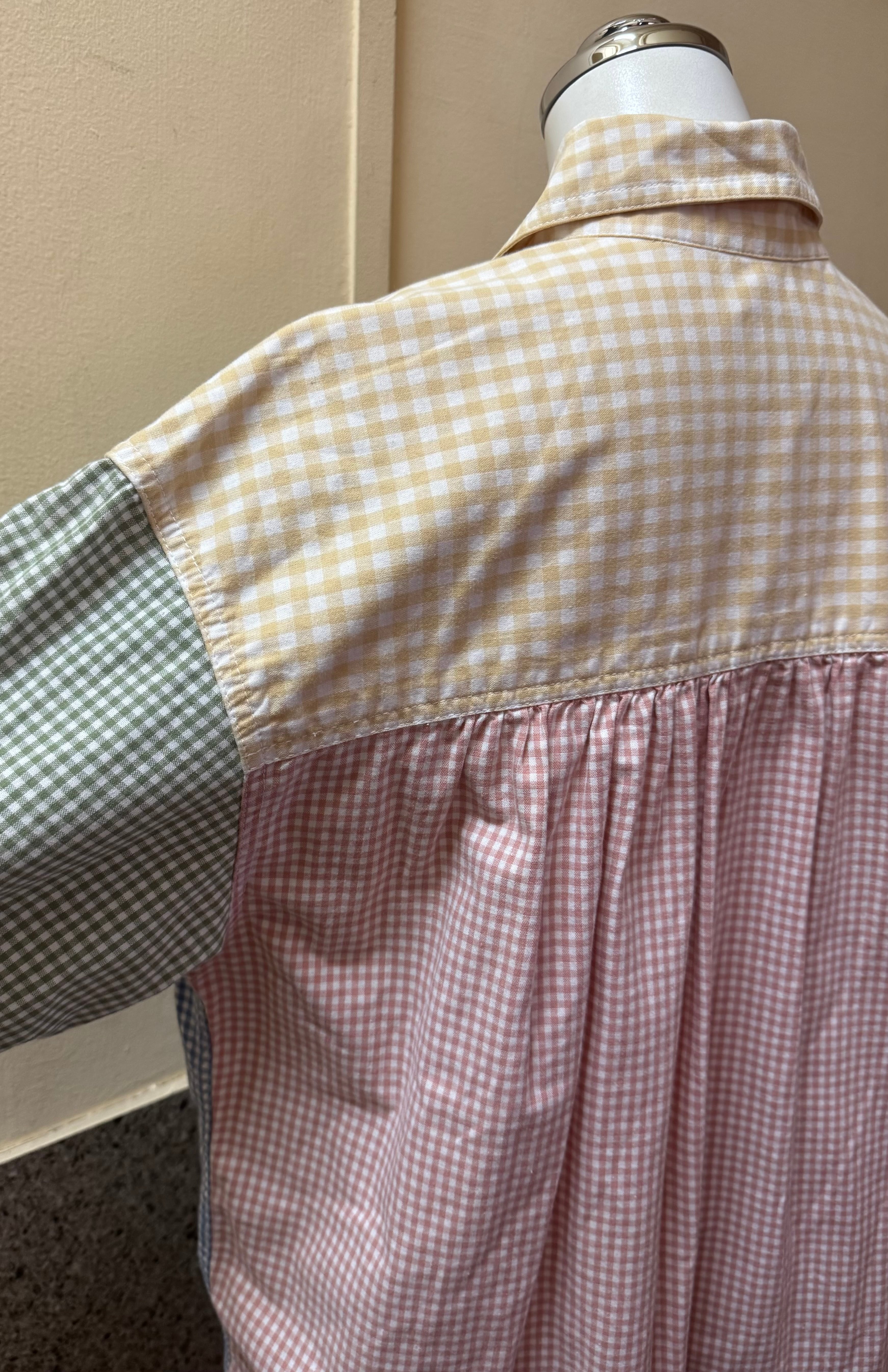90s Gingham Check Shirt 728 | channuosaka