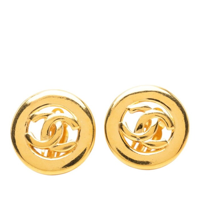 シャネル ヴィンテージ ココマーク イヤリング ゴールド メッキ レディース CHANEL 【中古】