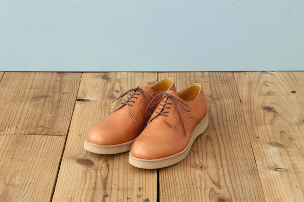 PLAIN TOE BLUCHER (WEDGE SOLE)