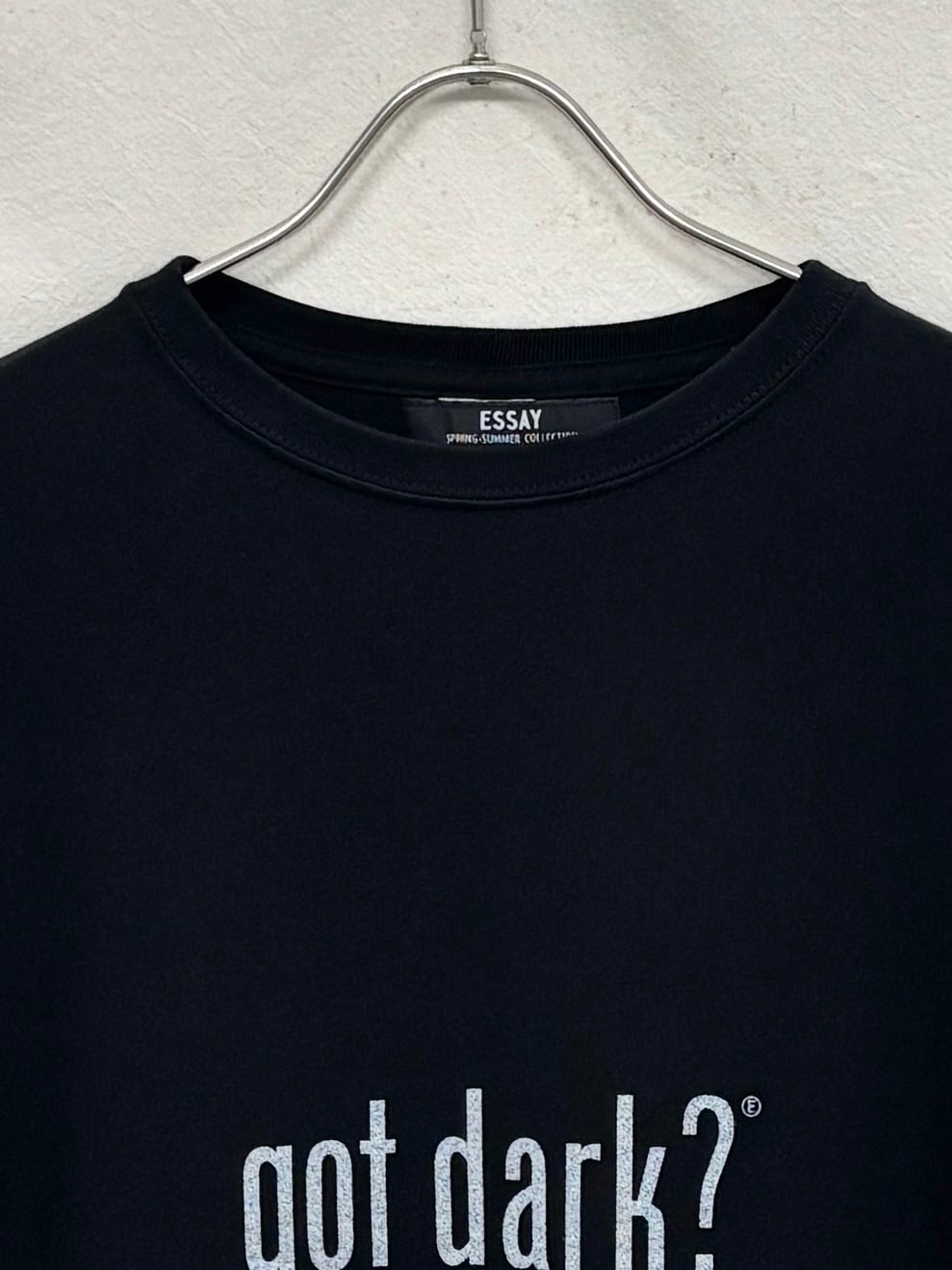 ESSAY / OVERSIZED DROP SHOULDER T-SHIRT (GOT DARK？) | THE MODERN AGE