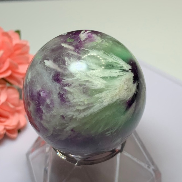 m08.エンジェルフェザーフローライト スフィア