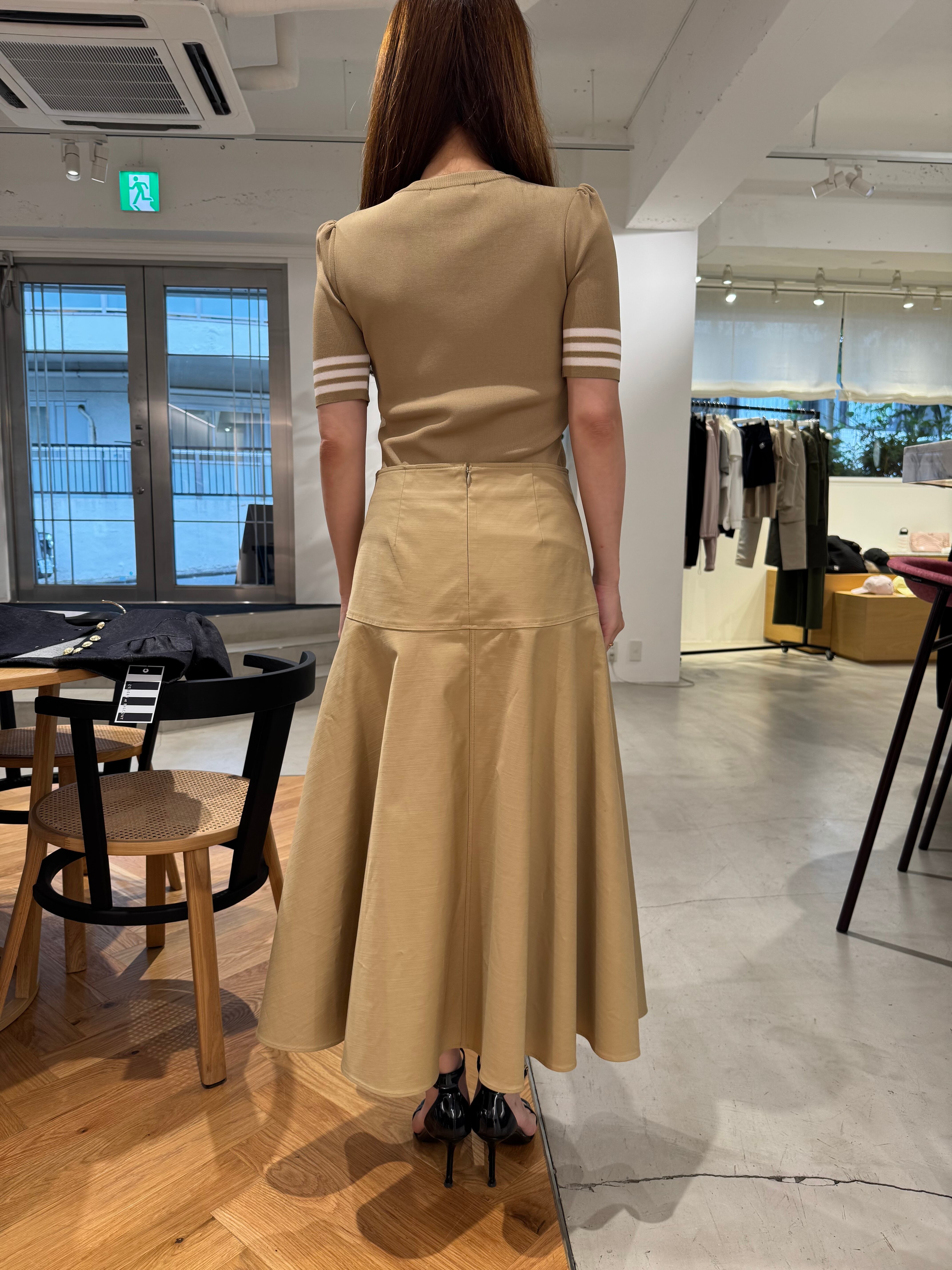 BORDERS at BALCONY レーヨンニット BORDERS at BALCONY RAYON HALF SLEEVES KNIT 3色展開 | FLICKA ASHIYA