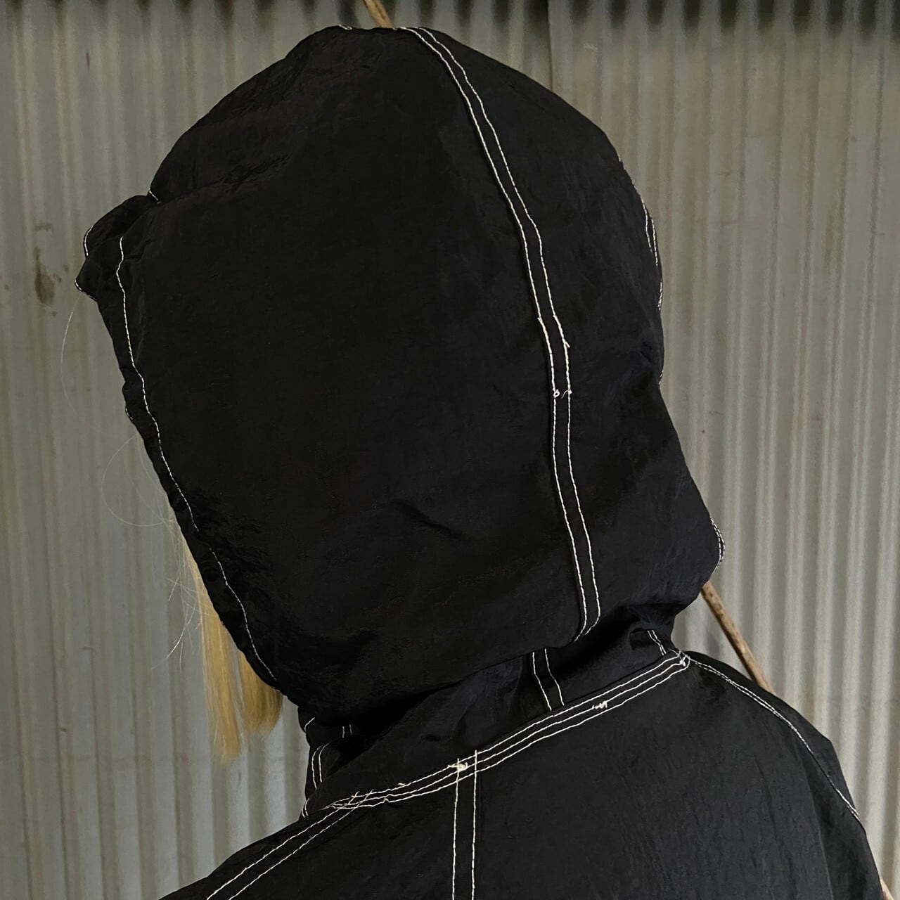 FILA ロゴ刺繍 星 ナイロンジャケット メンズL相当 古着 ナイロン