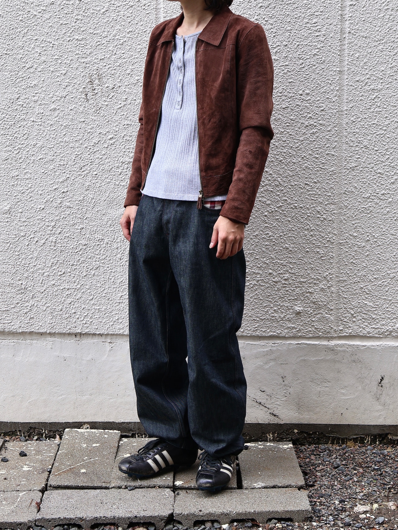 coloring suede leather jacket