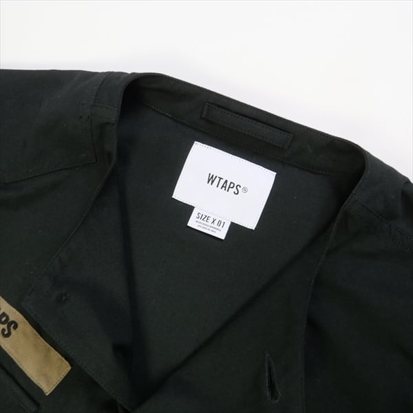 SizeS WTAPS ダブルタップス AW SCOUT LS 長袖シャツ 黒 中古