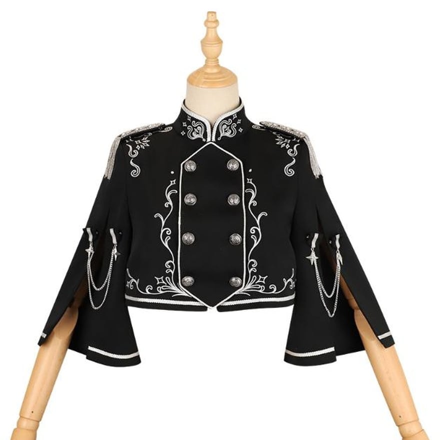 軍服ロリィタ セットアップ ダブルブレスト ケープ付き｜SEASONZ