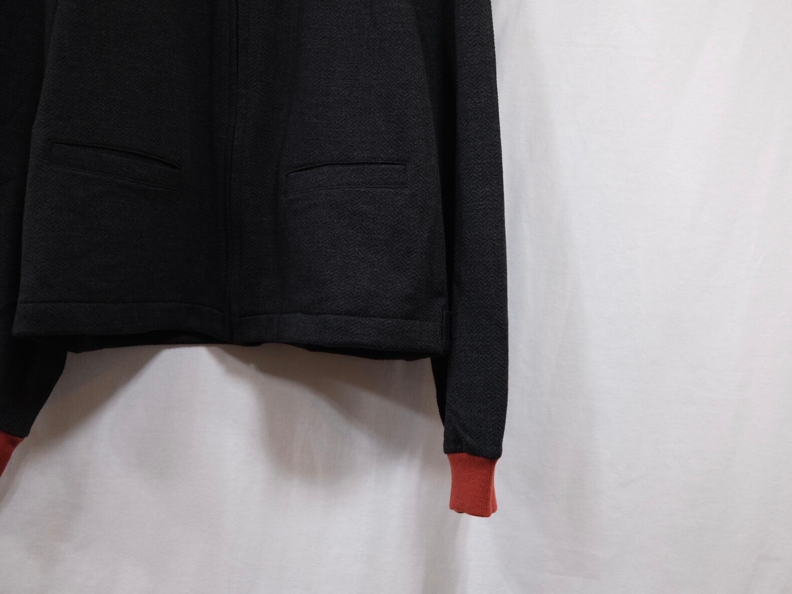 HOMELESS TAILOR”Zip JERSEY Charcoal/Orange” | Lapel online store powered by  BASE