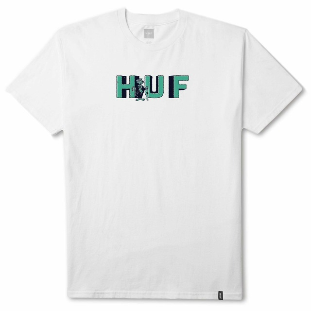 HUF (ハフ) EL GATO S/S TEE WHITE  (ホワイト)