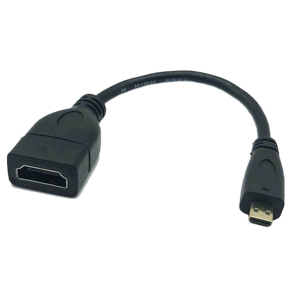 microHDMI変換ケーブル 15cm 変換コネクタ エスエスエーサービス