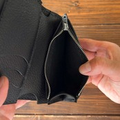 【カスタムオーダー Trucker Wallet-10 シュリンクエンボスレザー】