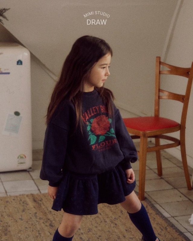 《送料無料》予約：ローズトレーナー【BYMIMI】※ジュニアサイズ