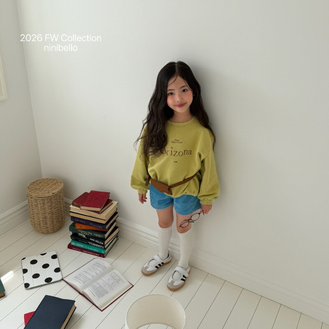【取寄/韓国直送】ninibello スエードベルトバッグ｜夏服｜韓国子供服｜26/AT