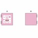 うさぎのラブレター(折りたたみコンパクトミラー(スクエア))