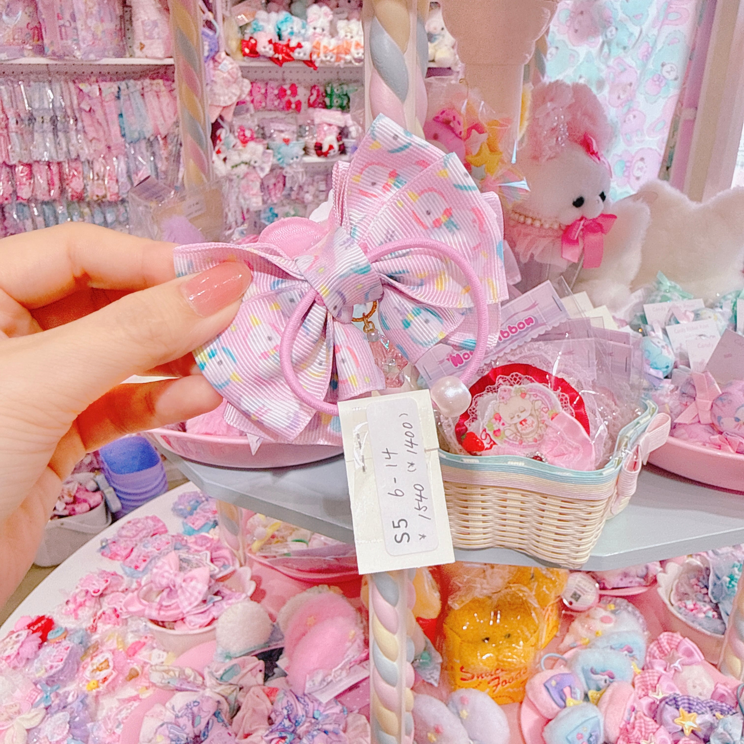 【S5】6-14ピュアチューレリボンヘアゴム