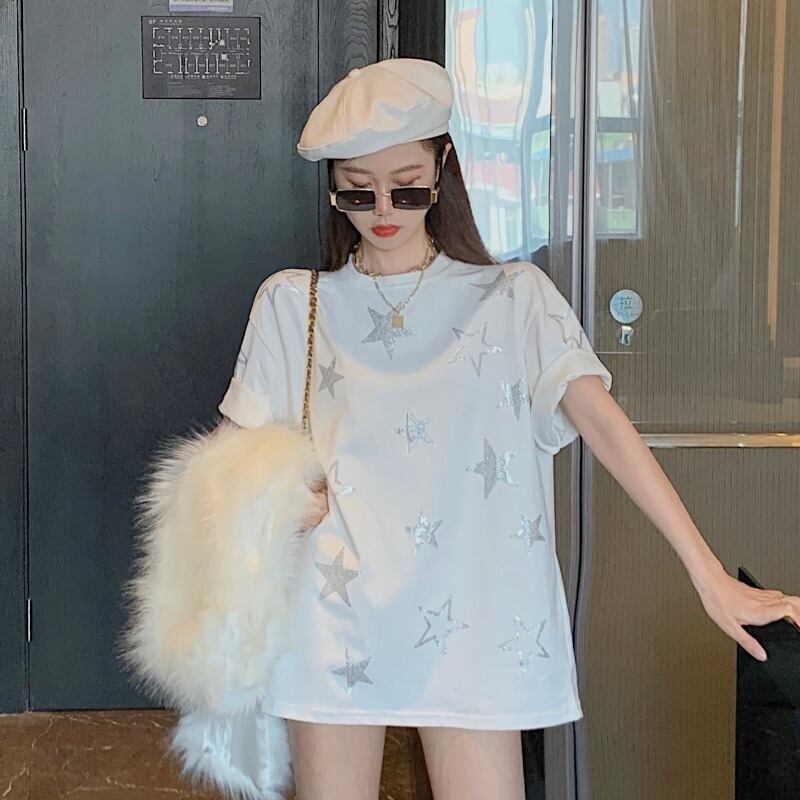 スプリングルーズラウンドネックトップス 春物 Oネック YY-ファッション69621917976