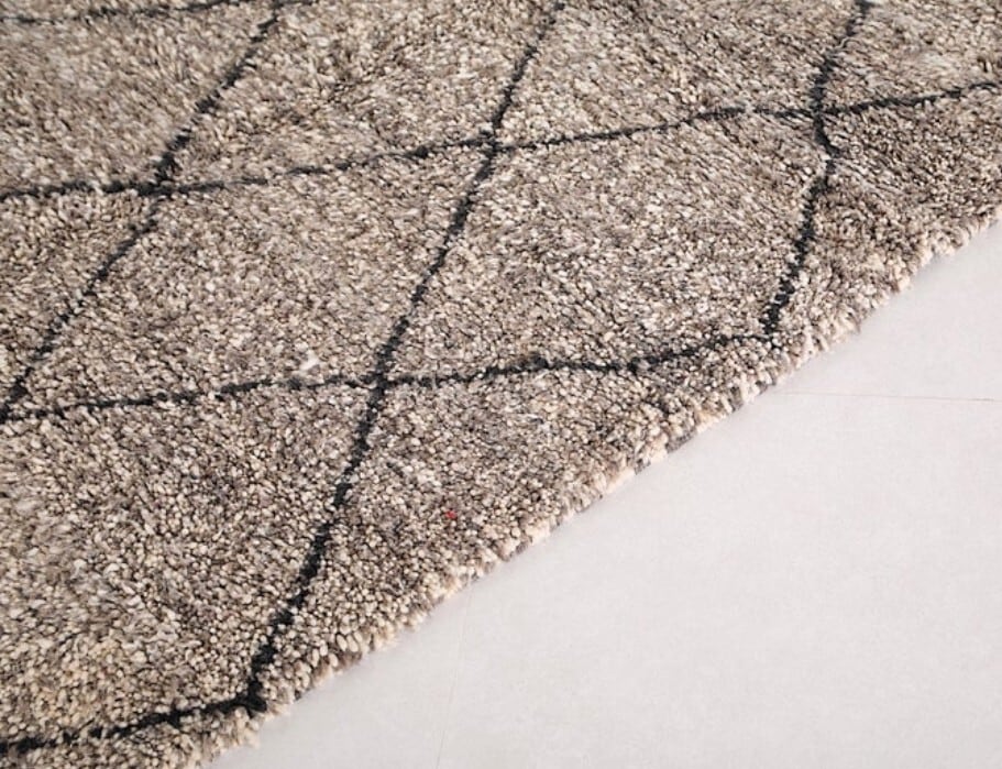 ブラウングレーダイヤ柄ベニワレン 大きめリビングサイズ 50 | Riad Home