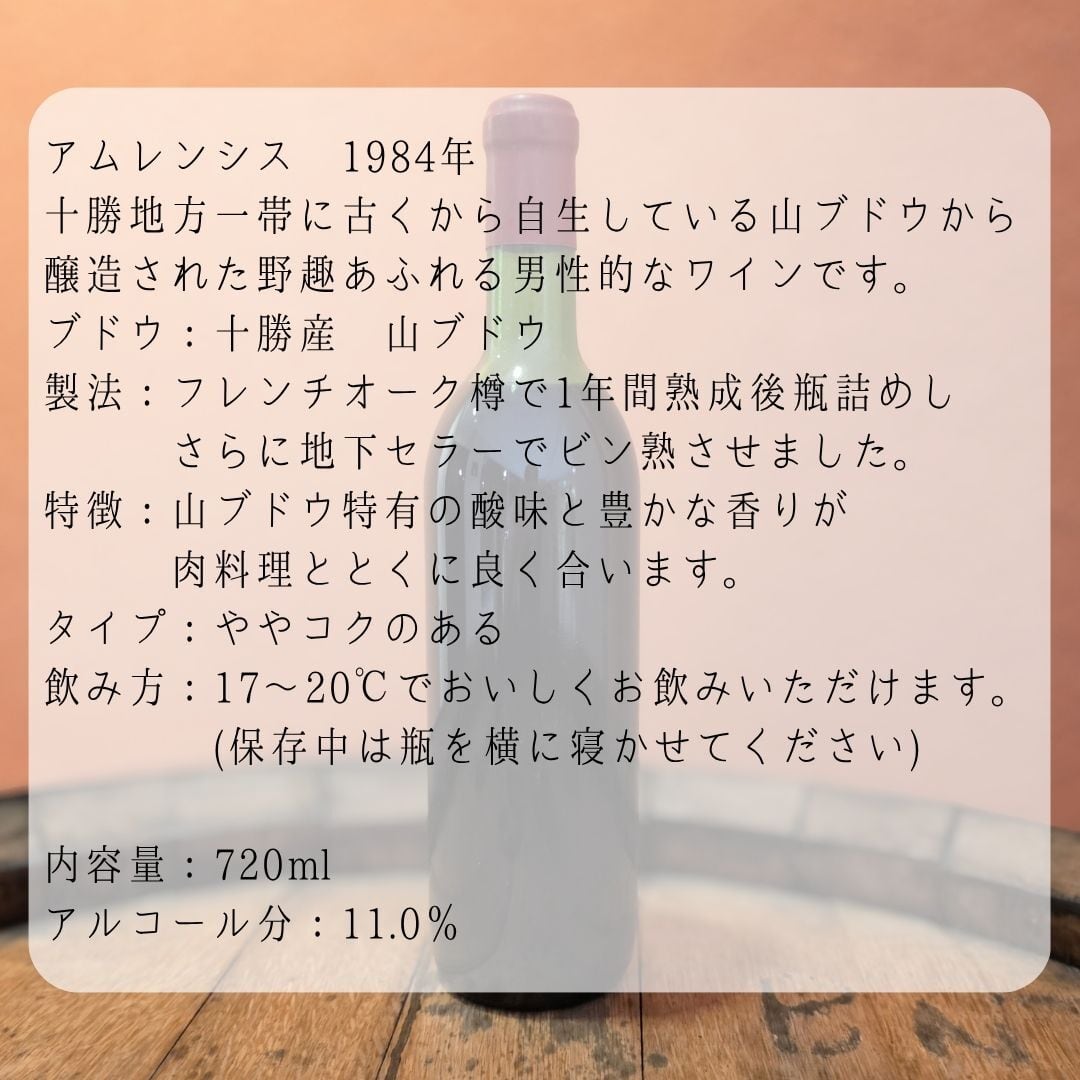 [9月21日限定] アムレンシス 1984年