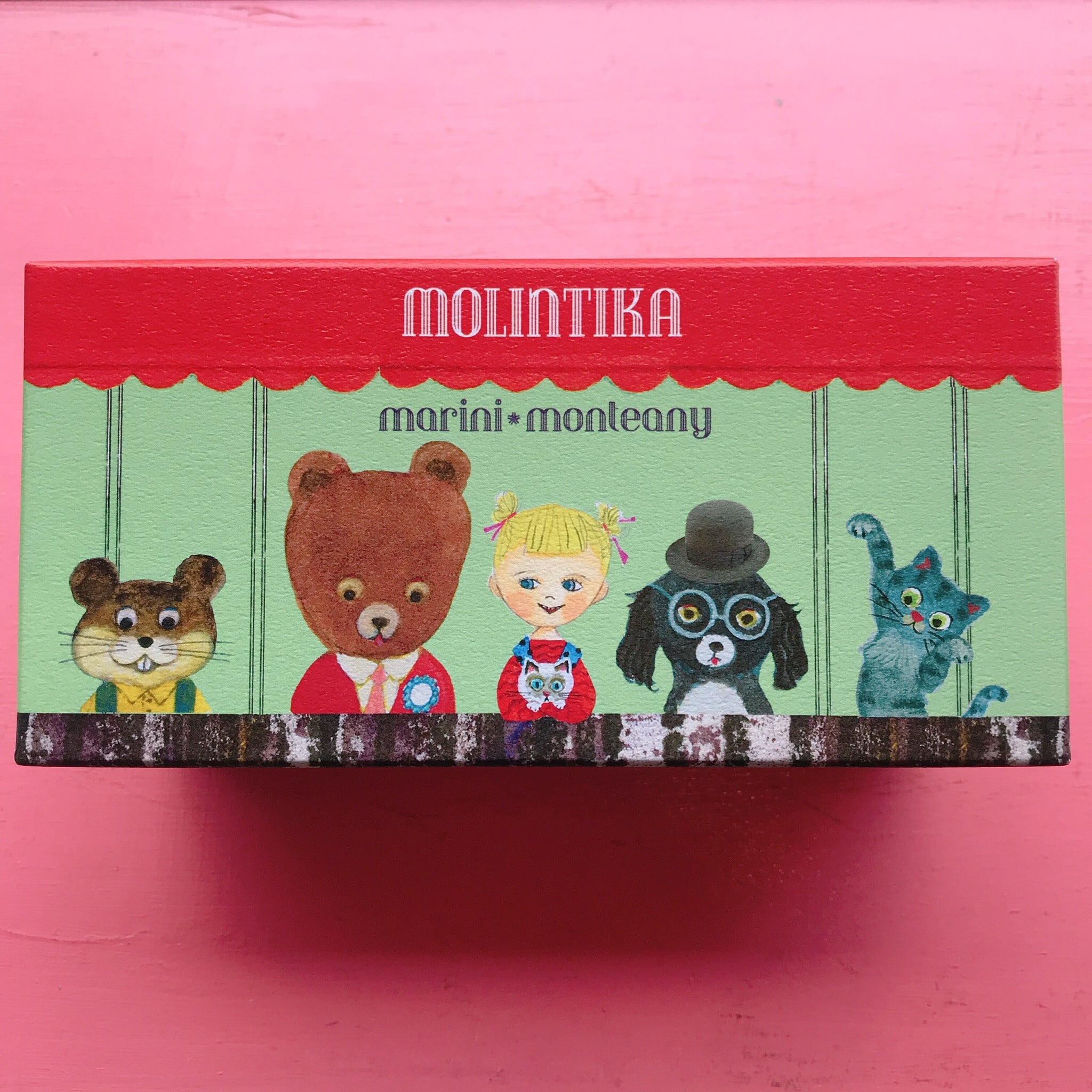 ︎おまけ付き marini＊monteanyペーパーボックスと絵はがきのセット