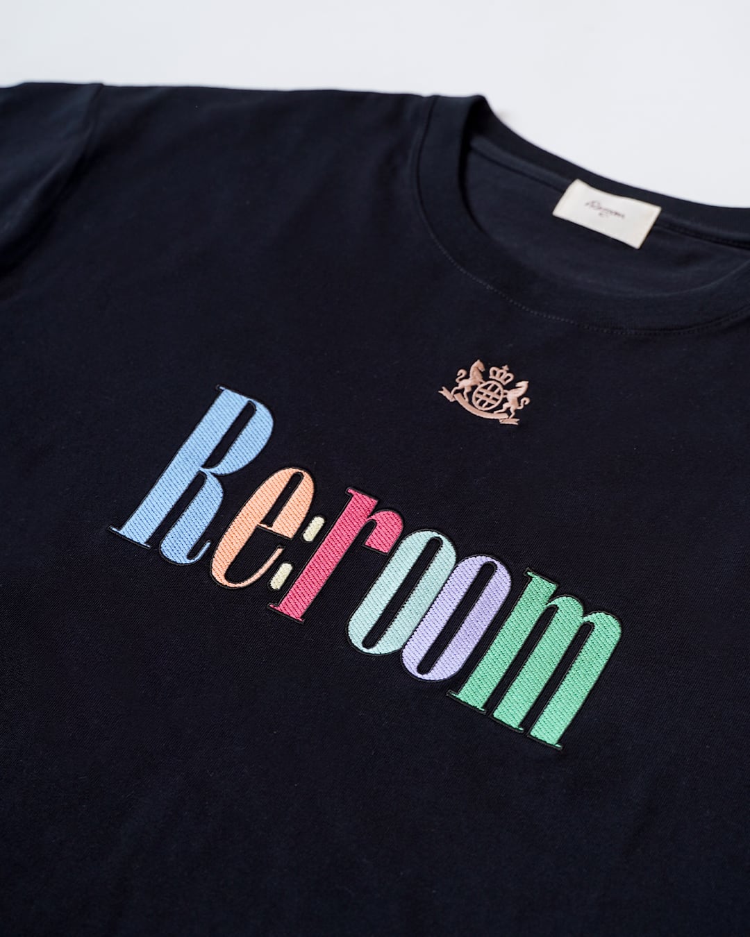 Re:room】COLOR LOGO EMBROIDERY T-SHIRTS［REC898］ | #Re:room