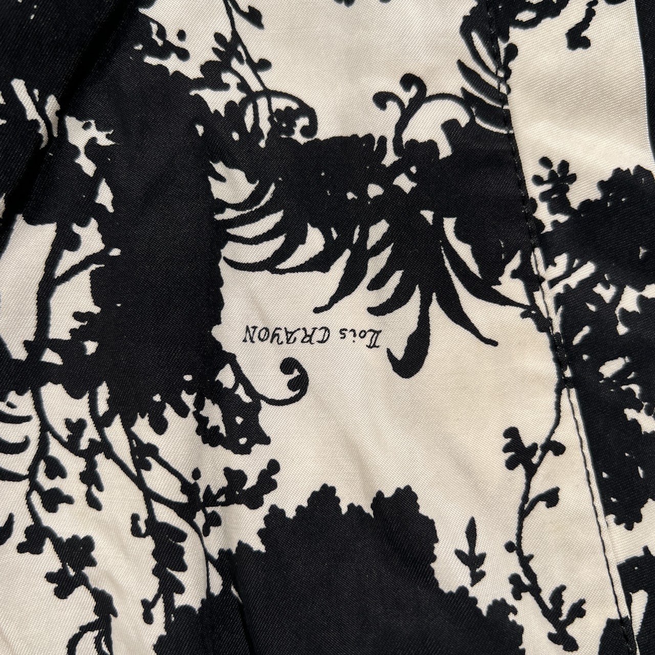 Lois CRAYON ロイスクレヨン 総柄 ダブルジップ ジャケット サイズ M /モノトーン ブラック×ホワイト/日本製