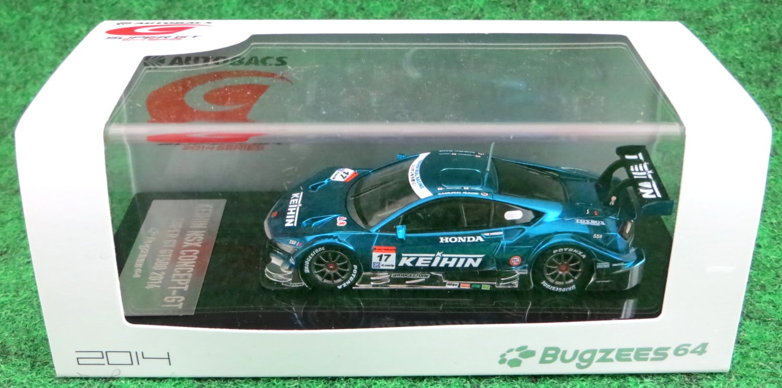Bugzees 1/64 SUPER GT 2014 ケイヒン NSX No.17