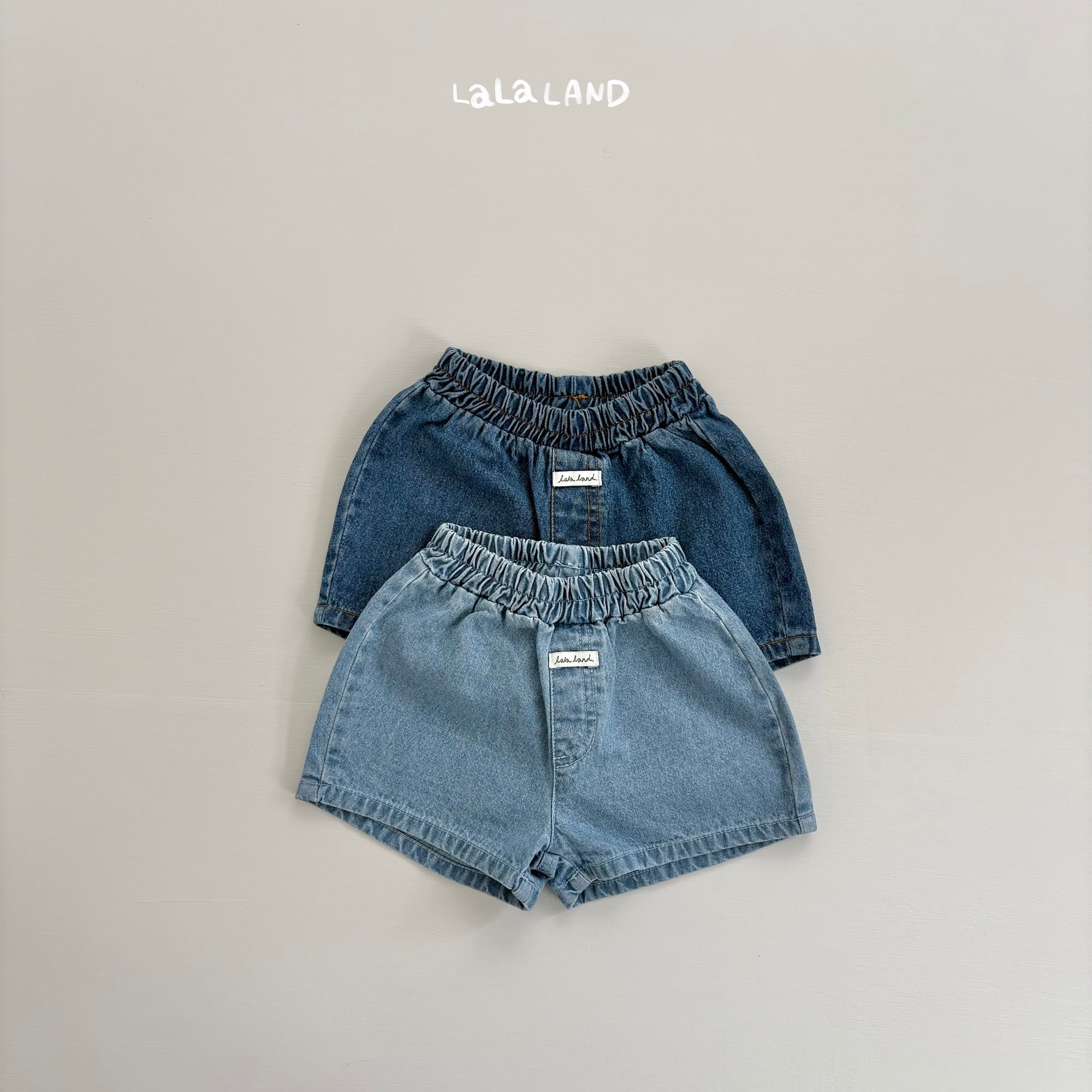point denim shorts【lalaland】※5月中旬〜5月下旬発送予定