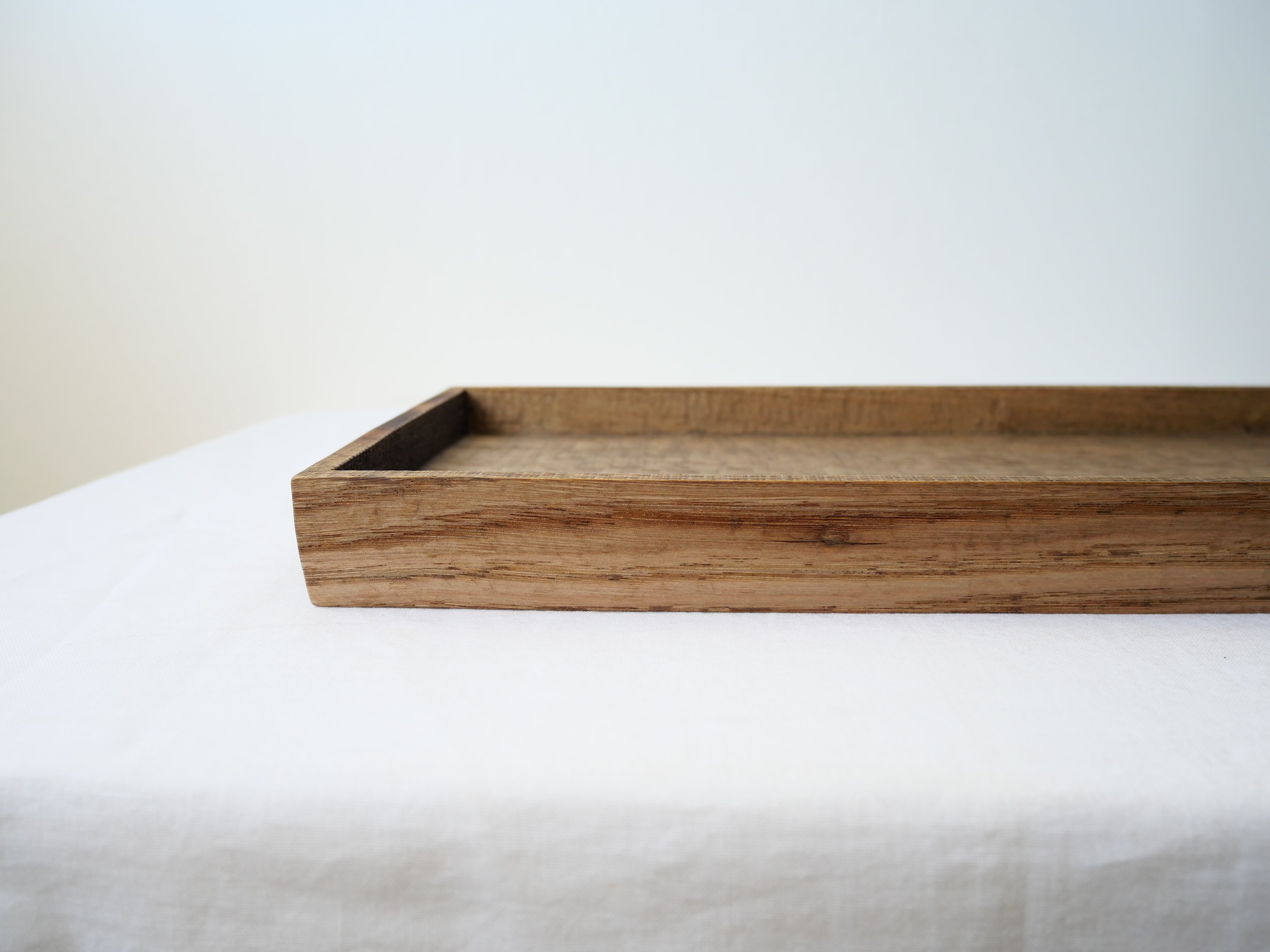 木工作家 豊田豪史さん◻️角盆 ◻️新品未使用 豊田豪史 28. 角盆（グレー） | t a - n a