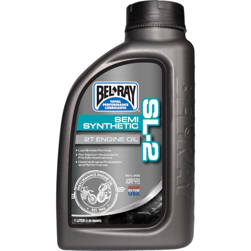 【BEL-RAY】 SL-2 部分合成2Tエンジンオイル 【ベルレイ】 SL-2 Semi-Synthetic 2T Engine Oil