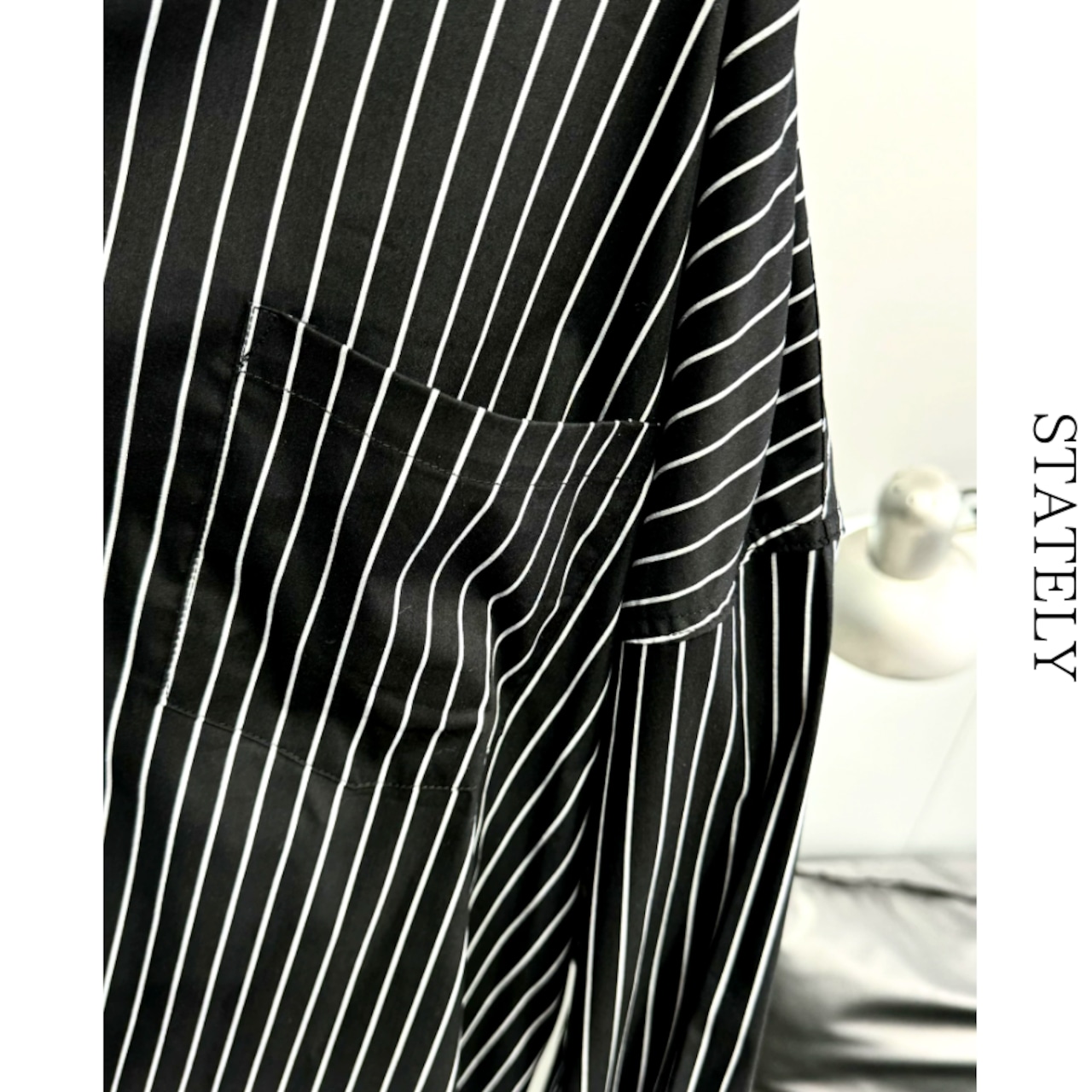 Pinstripe Flow シャツ/2color_T230・画像18