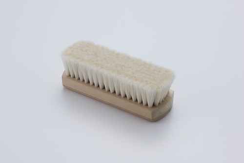 靴ブラシ　仕上げ用　山羊毛　／　Shoe Brush　for Polishing　goat hair