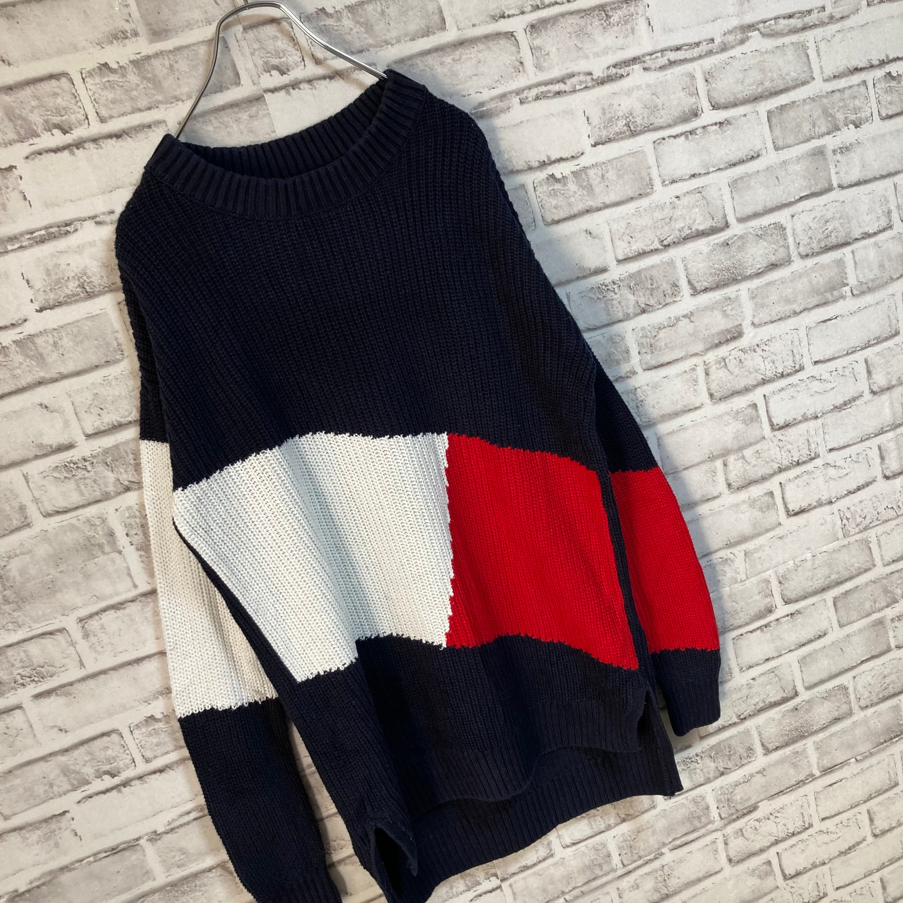 TOMMY HILFIGER】Knit M相当 トミーヒルフィガー ニット セーター