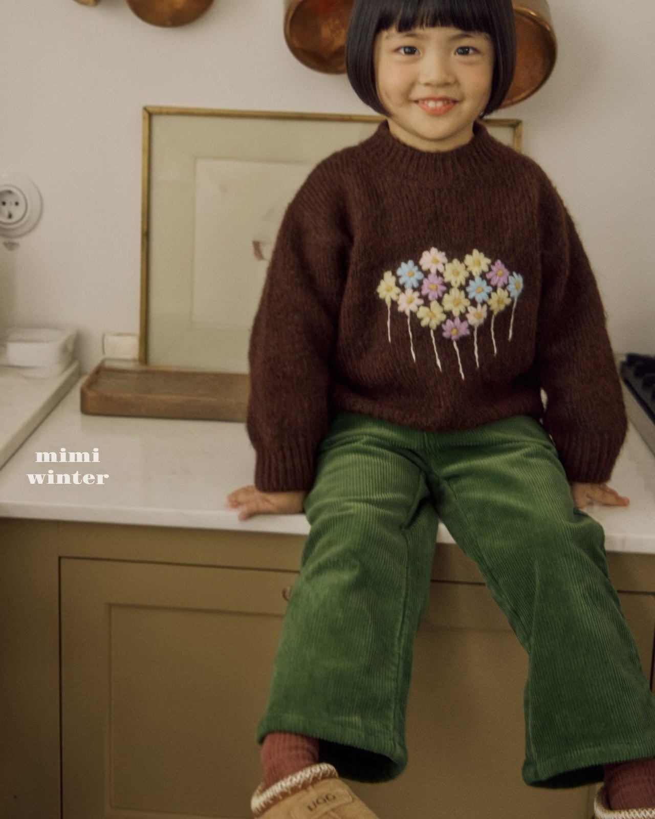 BYMIMI［取寄］flower cardigan 26winter