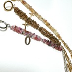 チャーム付きチップマンテルブレスレット