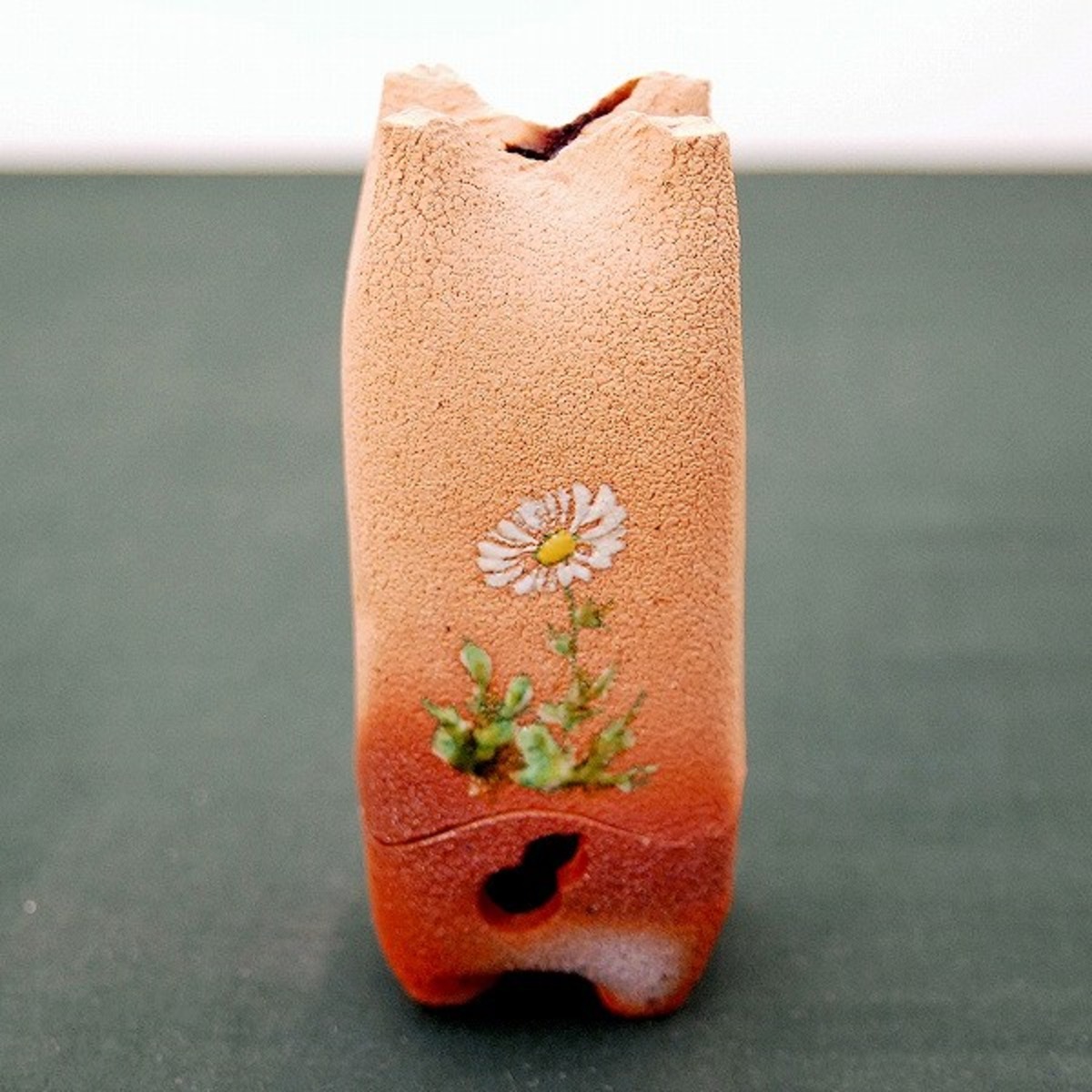 冬柴文廣・香炉・野菊・共箱・No.170421-27・梱包サイズ60 
